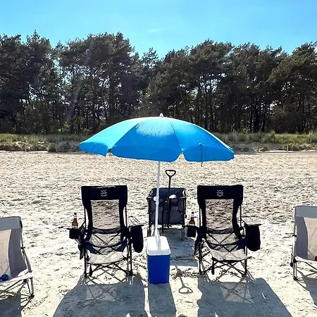 Lägenhet Prora - Stilvolle Mit Balkon, Echtholz Kamin, Gemeinschaftssauna, Strandkorb Am Und Waschmaschine - Kasamimb *